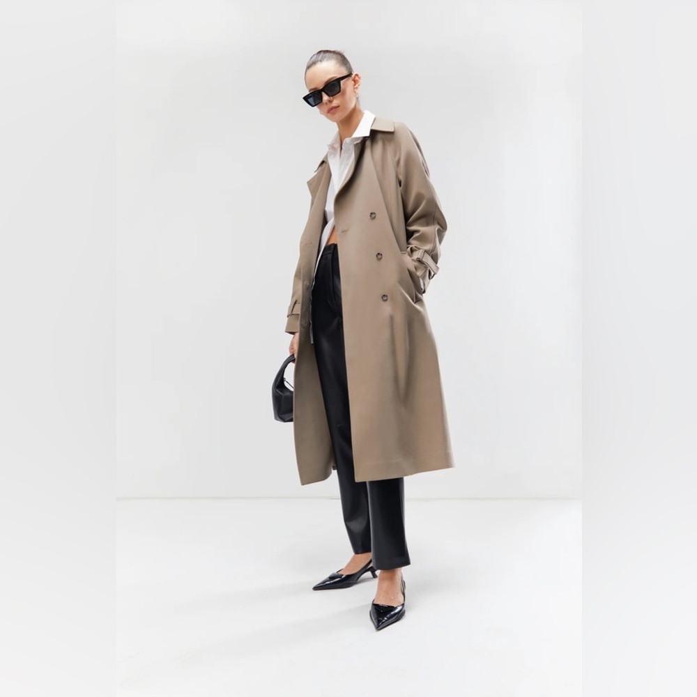 Oak + Fort OVERSIZED TRENCH COAT